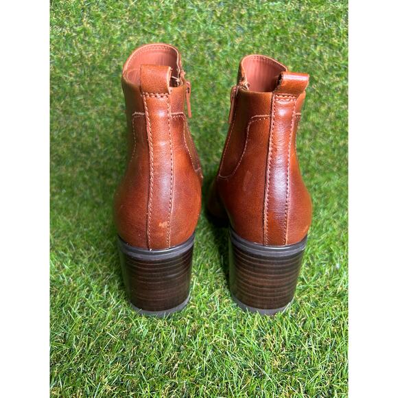 Naturalizer‎ Brown Leather Laura Booties 9.5 - Picture 7 of 12